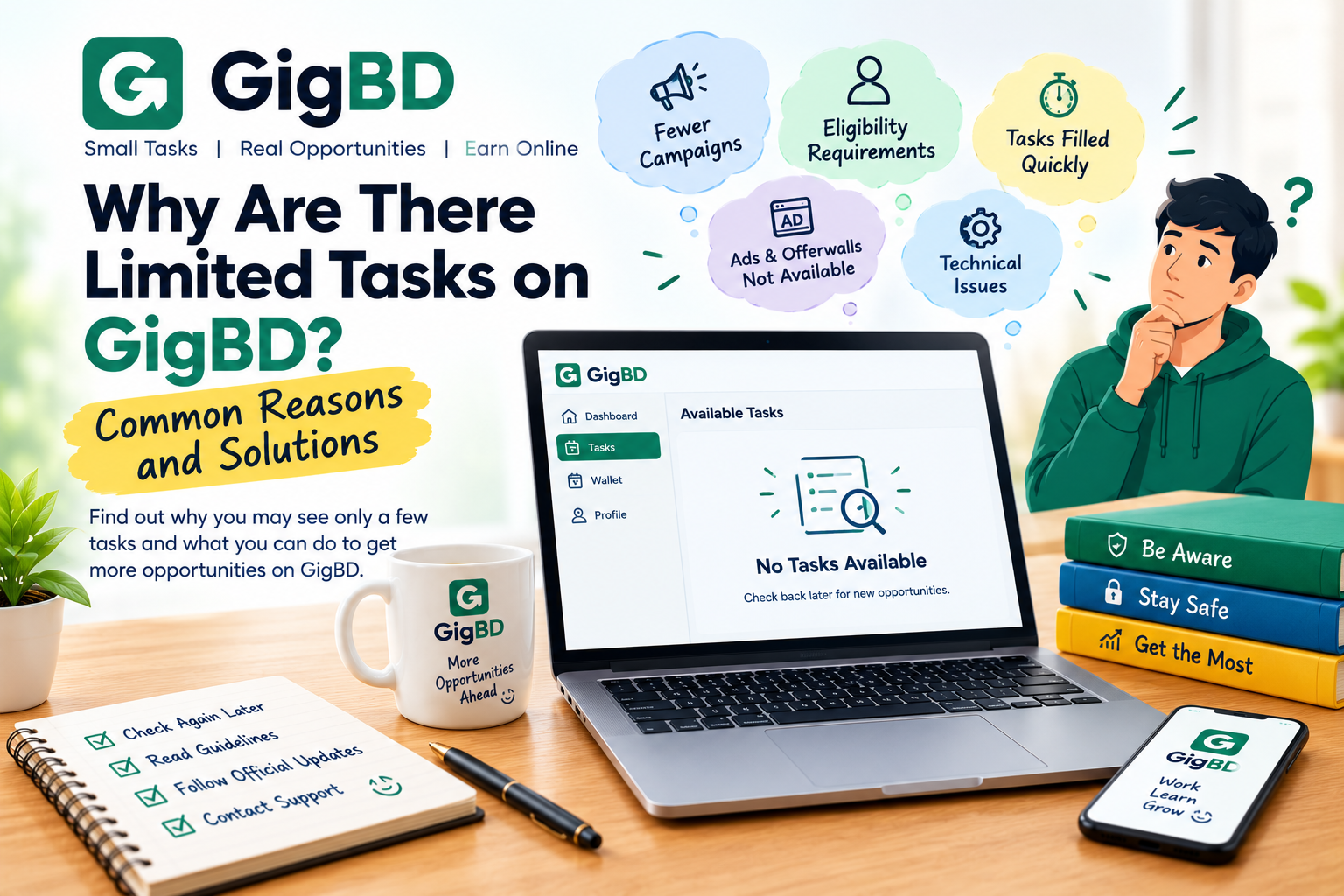GigBD guide showing how to prepare accurate task submissions and check proof of work