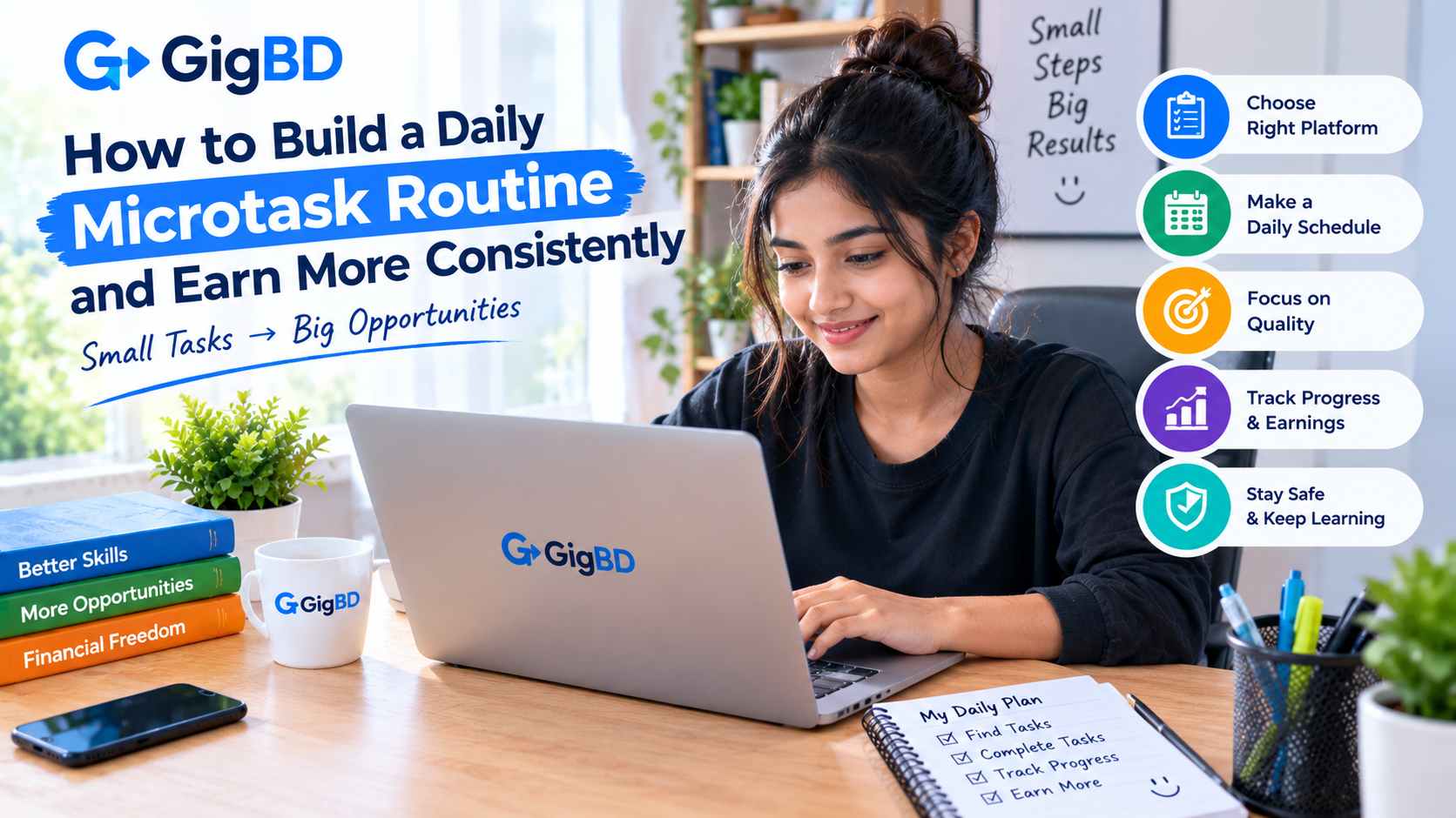 How to Build a Daily Microtask Routine and Earn More Consistently